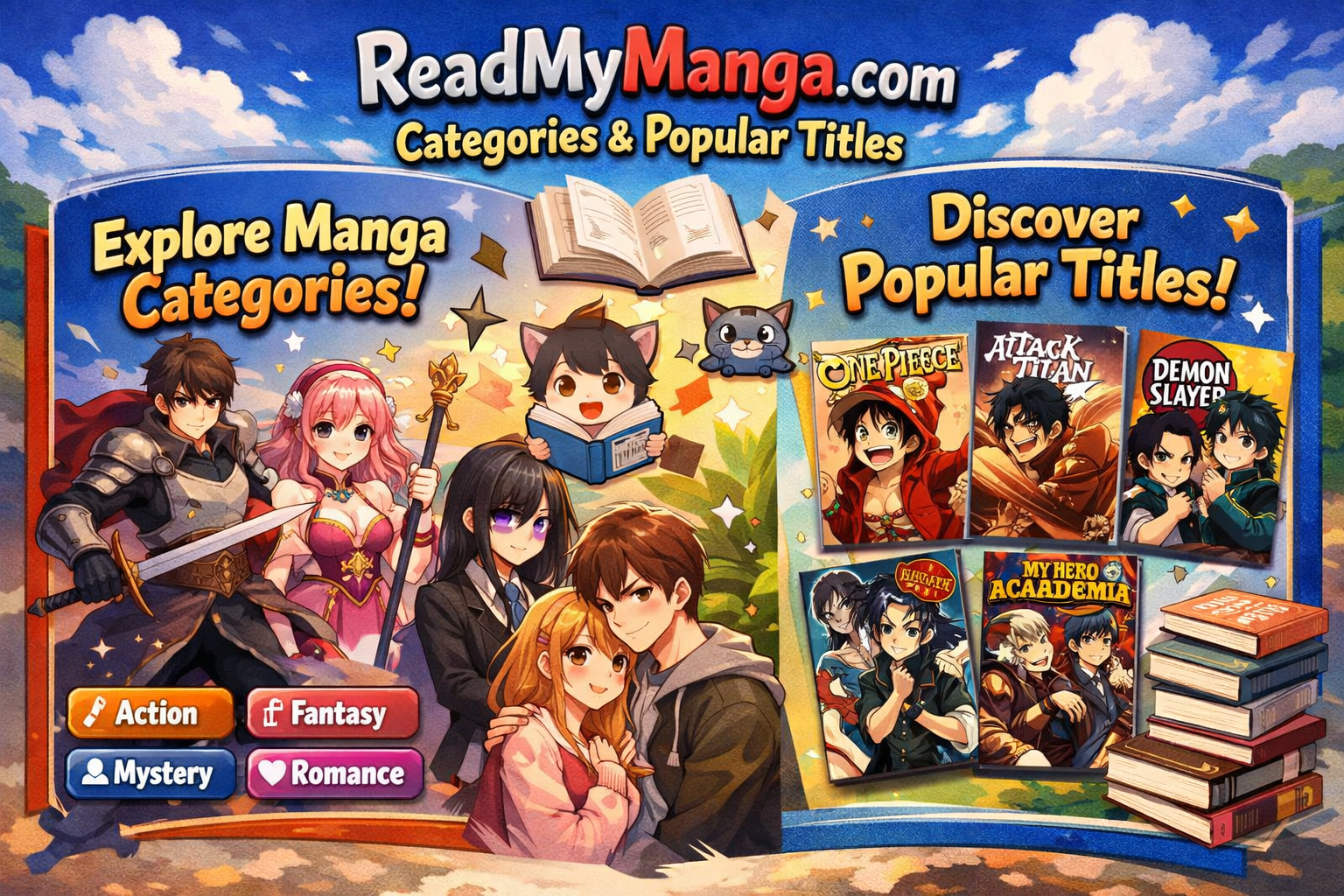 ReadMyManga com Library: Exploring Genres, Categories, and Popular Titles
