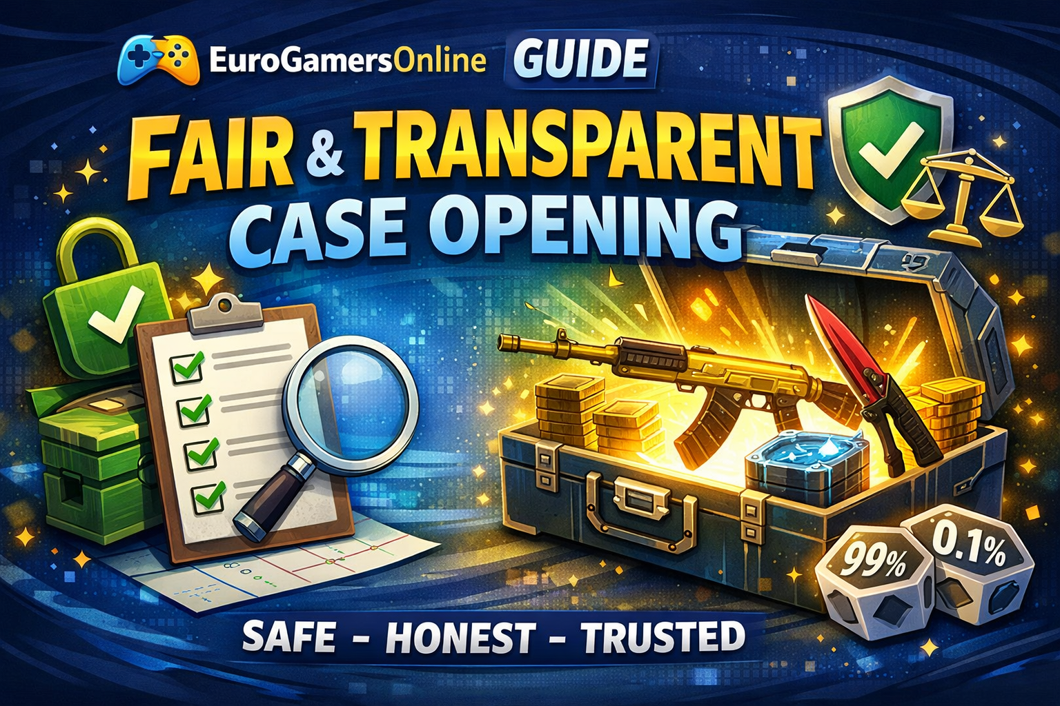 Eurogamersonline Guide Fair Transparent Case Opening